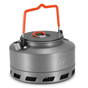 1.1L Outdoor Camping Kettle Hot Water Pot Teapot Coffee Aluminum Alloy - Hiking Picnic Portable