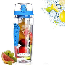Load image into Gallery viewer, 32 oz (1L) Pop-top Infuser Tritan PBA-free Water Bottle