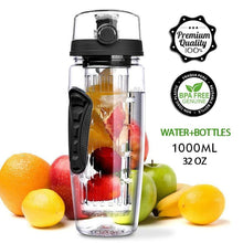 Load image into Gallery viewer, 32 oz (1L) Pop-top Infuser Tritan PBA-free Water Bottle