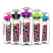 Load image into Gallery viewer, 32 oz (1L) Pop-top Infuser Tritan PBA-free Water Bottle