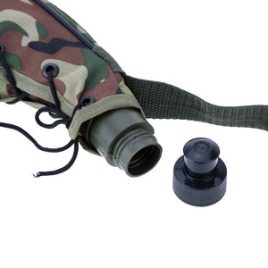 750ml Wine Skin Bota Botha Bag Water Bottle Outdoor Camping Camouflage Canteen