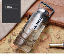 Load image into Gallery viewer, POWCAN - Large Capacity Bottle 1000ML 1500ML 2000ML Outdoor Water Bottle Sport Leak-Proof Seal