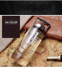Load image into Gallery viewer, POWCAN - Large Capacity Bottle 1000ML 1500ML 2000ML Outdoor Water Bottle Sport Leak-Proof Seal