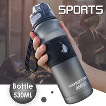 Load image into Gallery viewer, Sport Water Bottle BPA FREE Plastic Direct Drinking Flip Pop-top Filter Gourde - 18 fl oz - 530 ml