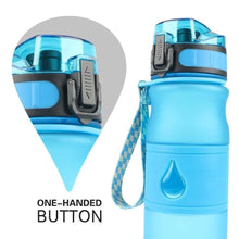 Load image into Gallery viewer, Sport Water Bottle BPA FREE Plastic Direct Drinking Flip Pop-top Filter Gourde - 18 fl oz - 530 ml
