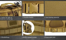 Load image into Gallery viewer, 30L Tactical Military Backpack Multi-function Waterproof Nylon Travel Pack Knapsack