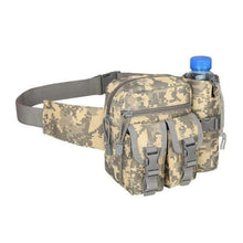 Load image into Gallery viewer, Outdoor Hip Pack for Water Bottle - Military Tactical Bag Waterproof Camping Hiking Pouch