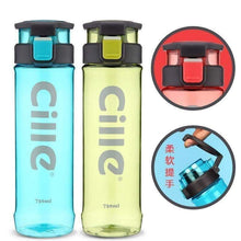 Load image into Gallery viewer, CILLE - NEW STYLE - Athletic Sports Water Bottle PBA-free Plastic - 730ML Pop-top Leak Proof Lid