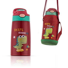 Load image into Gallery viewer, Kids Stainless Steel Double Wall Vacuum Insulated Sippy Cup  w Silicone Straw