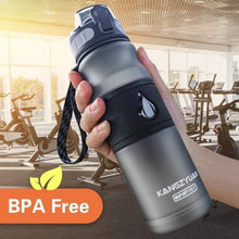 Load image into Gallery viewer, Sport Water Bottle BPA FREE Plastic Direct Drinking Flip Pop-top Filter Gourde - 18 fl oz - 530 ml