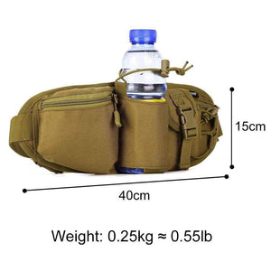 Protector Plus Tactical Waist Case Pack Bag Water Bottle Pouch Camping Hiking Hunting