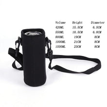 Load image into Gallery viewer, 420-1500 ML Sports Water Bottle Case Insulated Bag Neoprene Pouch Holder Sleeve Cover Carrier