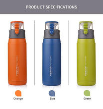 Load image into Gallery viewer, PINKAH 650ML Thermo Mug Stainless Steel Vacuum Flasks Sport Style Insulated Outdoor Water Bottle Thermos