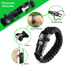 Load image into Gallery viewer, 18 IN 1 Outdoor Survival Wilderness Multi-function Adventure Kit Tactical Camping Travel Defense Equipment First Aid SOS Set