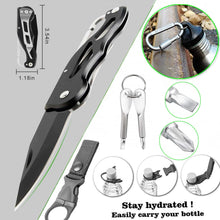 Load image into Gallery viewer, 18 IN 1 Outdoor Survival Wilderness Multi-function Adventure Kit Tactical Camping Travel Defense Equipment First Aid SOS Set