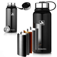 Load image into Gallery viewer, 600ml / 1000ml / 1500ml JK Double Wall Stainless Steel Thermal Water Bottle Vacuum Flask