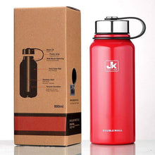 Load image into Gallery viewer, 600ml / 1000ml / 1500ml JK Double Wall Stainless Steel Thermal Water Bottle Vacuum Flask