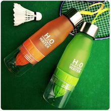 Load image into Gallery viewer, Transhome Creative Fruit Juice Infuser Water Bottle 650ml PBA-free Plastic