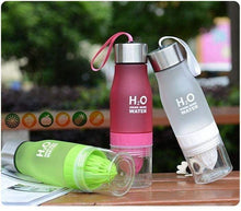 Load image into Gallery viewer, Transhome Creative Fruit Juice Infuser Water Bottle 650ml PBA-free Plastic