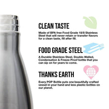 Load image into Gallery viewer, The Aqua Grail - Stainless Steel Double-Wall Vacuum Flask Soda-pop Style Water Bottle