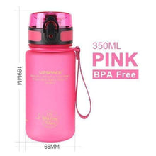 Load image into Gallery viewer, UZSPACE 350ml Sports Water Bottle Kid Eco-friendly Plastic Leak Proof Tour Bottle BPA Free