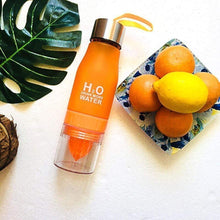 Load image into Gallery viewer, Transhome Creative Fruit Juice Infuser Water Bottle 650ml PBA-free Plastic