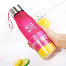 Load image into Gallery viewer, Transhome Creative Fruit Juice Infuser Water Bottle 650ml PBA-free Plastic
