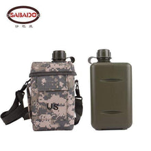 Load image into Gallery viewer, PBA-free Plastic Military Canteen 2L Capacity Choice of Skin for Maneuvers Camping Hiking Climbing