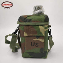 Load image into Gallery viewer, PBA-free Plastic Military Canteen 2L Capacity Choice of Skin for Maneuvers Camping Hiking Climbing