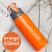 Load image into Gallery viewer, PINKAH 650ML Thermo Mug Stainless Steel Vacuum Flasks Sport Style Insulated Outdoor Water Bottle Thermos