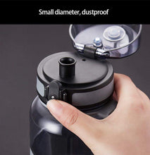 Load image into Gallery viewer, UZSPACE Popular Gray Water Bottle Men Outdoor Sport Travel My Drink Bottle Portable Leakproof Plastic Bottle BPA Free 5 Capacity