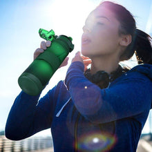 Load image into Gallery viewer, ZORRI -  400 to 1000ml - Sports Water Bottle BPA-Free Plastic Pop-top w Cleaning Brush*