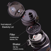 Load image into Gallery viewer, UZSPACE Shaker Sports Water Bottles Creative Drink Camping Tour My Bottle for Water 350/500ml Plastic Tritan Drinkware BPA Free