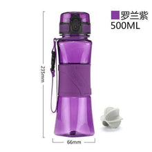 Load image into Gallery viewer, UZSPACE Shaker Sports Water Bottles Creative Drink Camping Tour My Bottle for Water 350/500ml Plastic Tritan Drinkware BPA Free