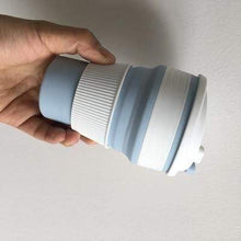 Load image into Gallery viewer, Collapsible Silicone Folding Travel Mug for the Office Camping Hiking Picnic Water Cup BPA Free