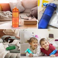 Load image into Gallery viewer, ZORRI -  400 to 1000ml - Sports Water Bottle BPA-Free Plastic Pop-top w Cleaning Brush*