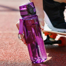 Load image into Gallery viewer, UZSPACE Sport Water Bottle 400/500/800/1000ml Portable Leakproof Outdoor Bicycle Shaker Fruit Tea Infuse Drink Bottle For Water Plastic BPA Free