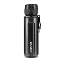 Load image into Gallery viewer, UZSPACE Sport Water Bottle 400/500/800/1000ml Portable Leakproof Outdoor Bicycle Shaker Fruit Tea Infuse Drink Bottle For Water Plastic BPA Free
