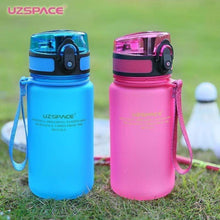 Load image into Gallery viewer, UZSPACE 350ML Water bottles Kids Cartoon Lovely Eco-friendly Plastic Shaker Sports Drink My Bottle Portable leakproof Drinkware
