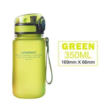Load image into Gallery viewer, UZSPACE 350ML Water bottles Kids Cartoon Lovely Eco-friendly Plastic Shaker Sports Drink My Bottle Portable leakproof Drinkware
