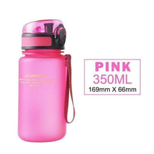Load image into Gallery viewer, UZSPACE 350ML Water bottles Kids Cartoon Lovely Eco-friendly Plastic Shaker Sports Drink My Bottle Portable leakproof Drinkware