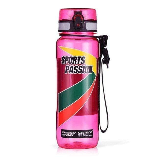 New UZSPACE Plastic Sport Water Bottles Large Capacity male Portable Creative Trend Kettle Outdoor fitness Space Bottle BPA Free