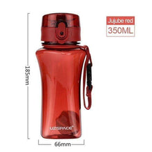 Load image into Gallery viewer, UZSPACE New 350&500ml Sport Water Bottle Creative Portable Sports Camping Tea juice Tritan Plastic Drinkware My Bottle for Water
