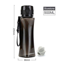 Load image into Gallery viewer, UZSPACE New 350&500ml Sport Water Bottle Creative Portable Sports Camping Tea juice Tritan Plastic Drinkware My Bottle for Water