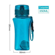 Load image into Gallery viewer, UZSPACE New 350&500ml Sport Water Bottle Creative Portable Sports Camping Tea juice Tritan Plastic Drinkware My Bottle for Water