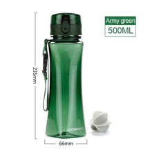 Load image into Gallery viewer, UZSPACE New 350&500ml Sport Water Bottle Creative Portable Sports Camping Tea juice Tritan Plastic Drinkware My Bottle for Water