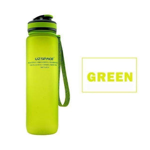 UZSPACE Water Bottle 22oz/650ml 34oz/1L Capacity PBA-Free Plastic