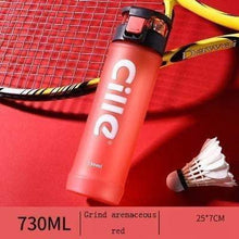 Load image into Gallery viewer, CILLE - NEW STYLE - Athletic Sports Water Bottle PBA-free Plastic - 730ML Pop-top Leak Proof Lid