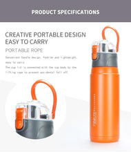 Load image into Gallery viewer, PINKAH 650ML Thermo Mug Stainless Steel Vacuum Flasks Sport Style Insulated Outdoor Water Bottle Thermos
