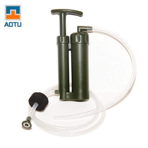 OUTAD Portable Camp Water Filter with Purify Pump and Storage Box For Outdoor Survival Hiking